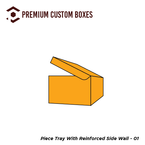 Piece Tray With Reinforced Side Wall Boxes