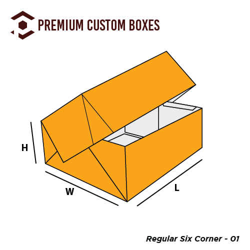 Custom Regular Six Corner Boxes
