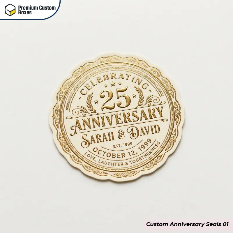 Custom Anniversary Seals Wholesale