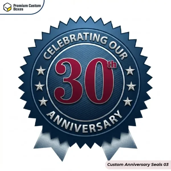 Custom Printed Anniversary Seals Wholesale