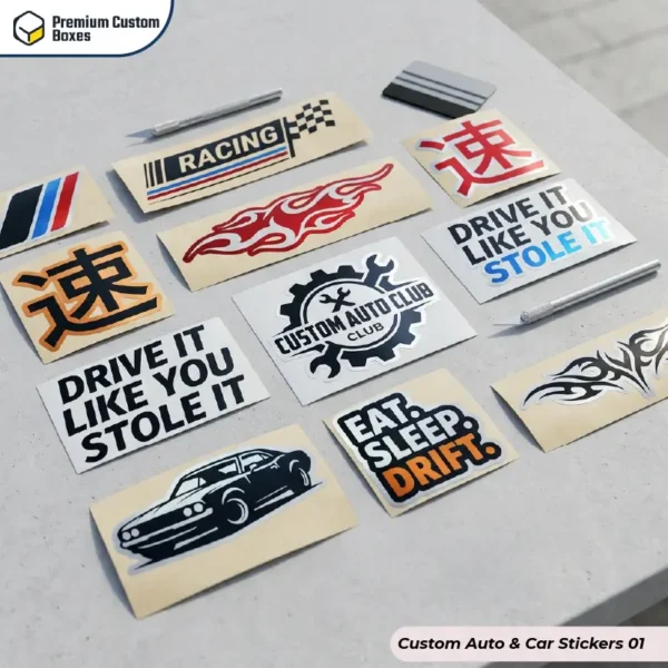Custom Auto & Car Stickers With Logo