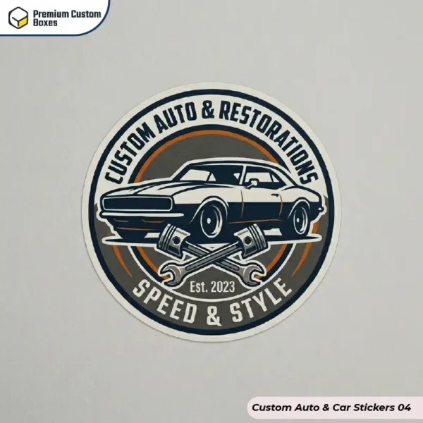Custom Printed Auto & Car Stickers