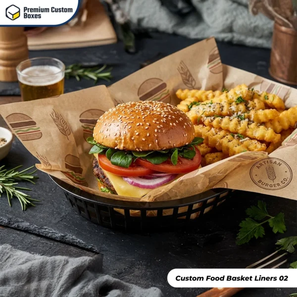 Custom Food Basket Liners 2