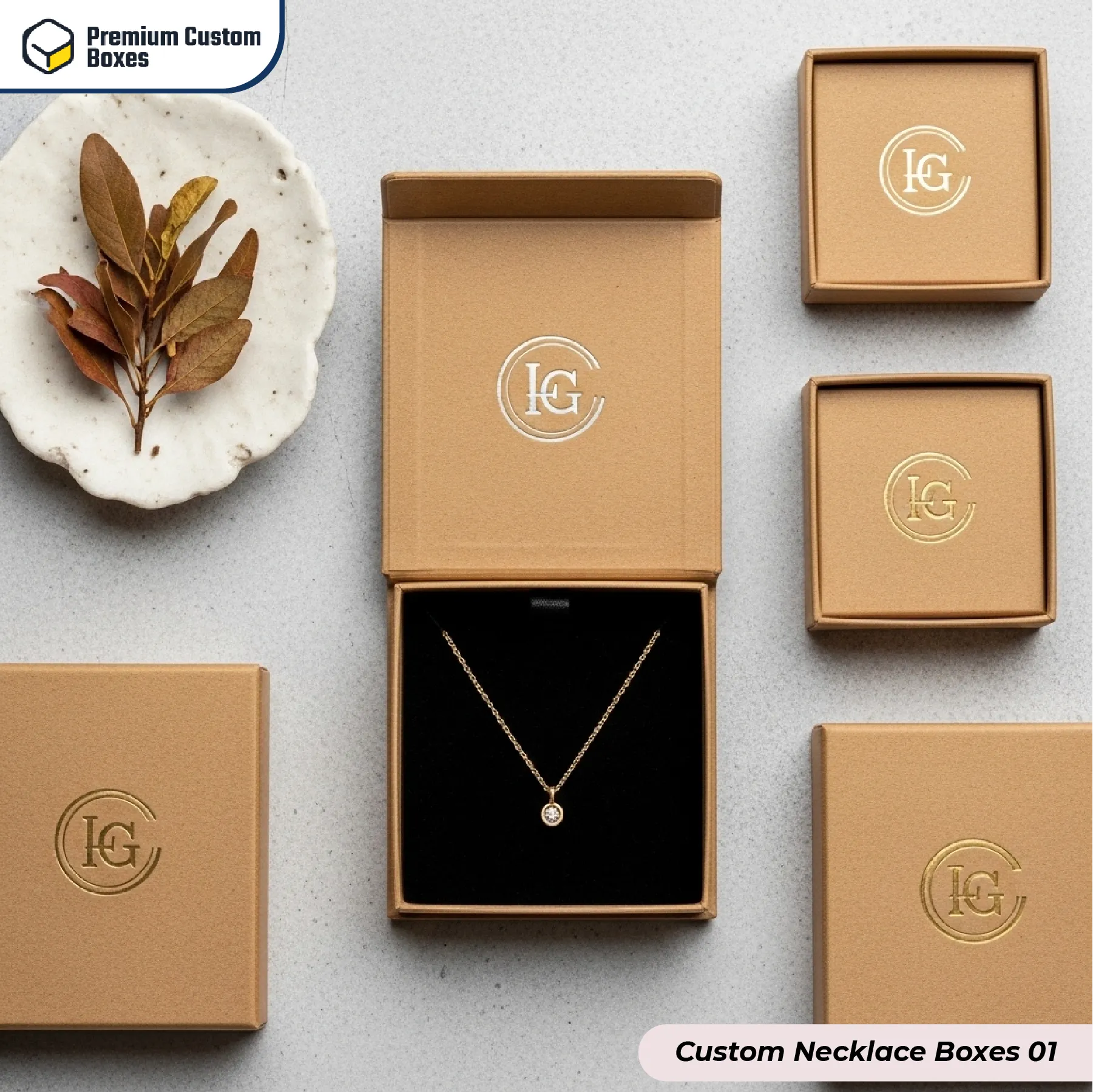 Custom Necklace Boxes