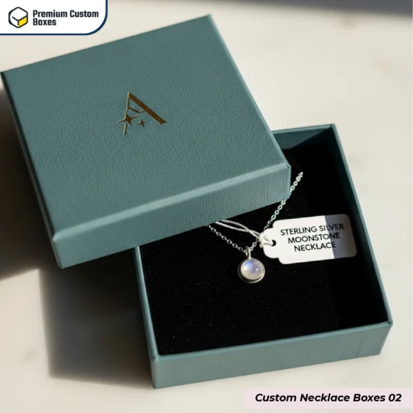 Custom necklace boxes with window