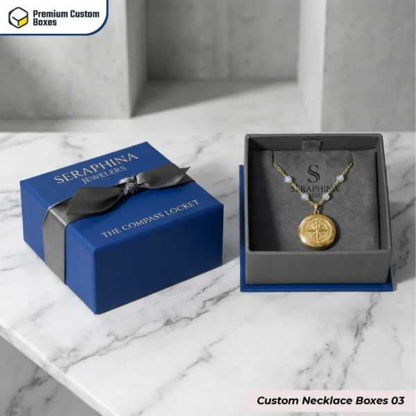 Custom necklace boxes wholesale