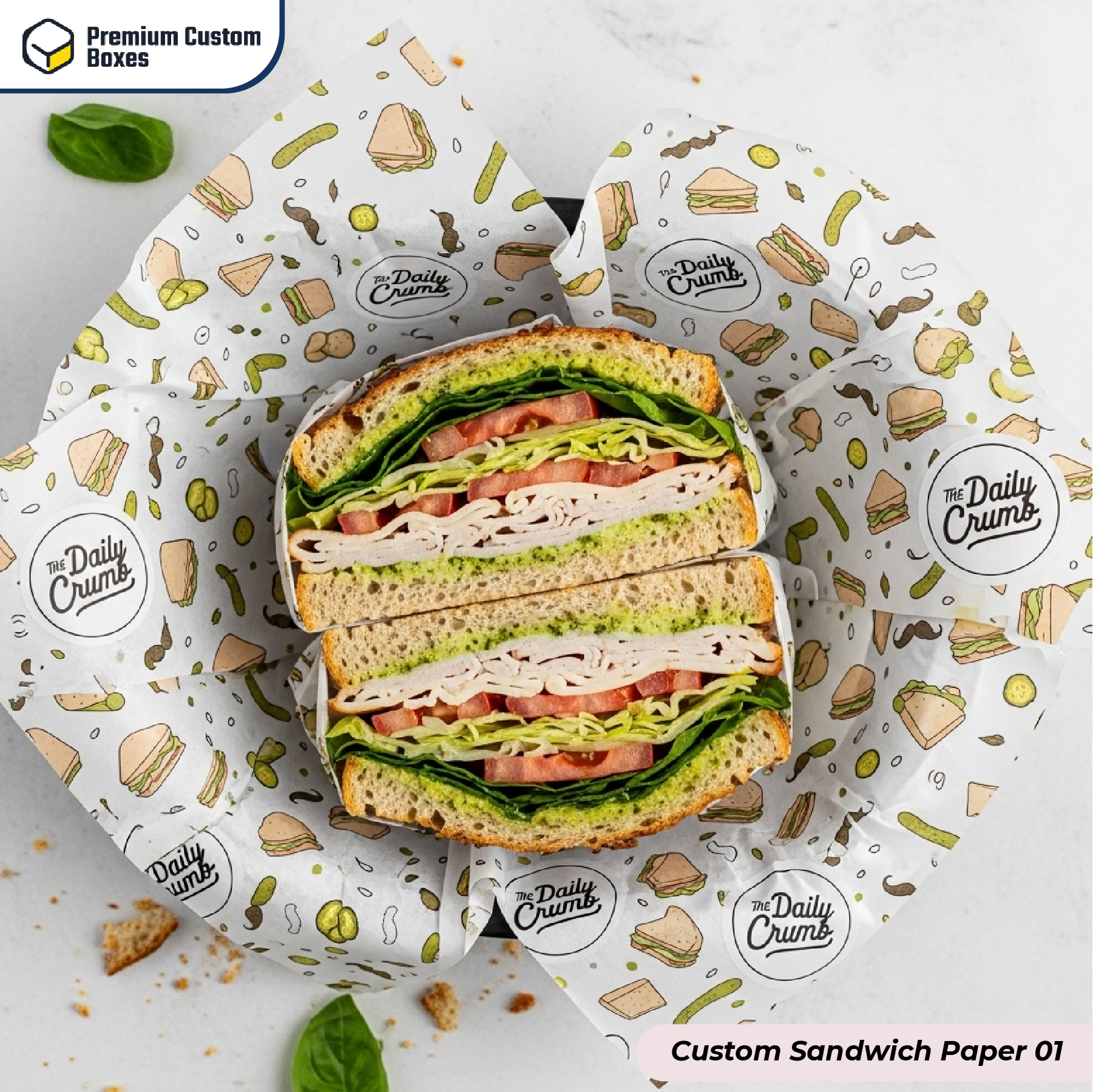Custom Sandwich Paper