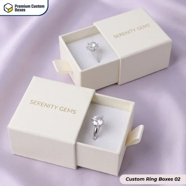 Custom Printed Ring Boxes Wholesale