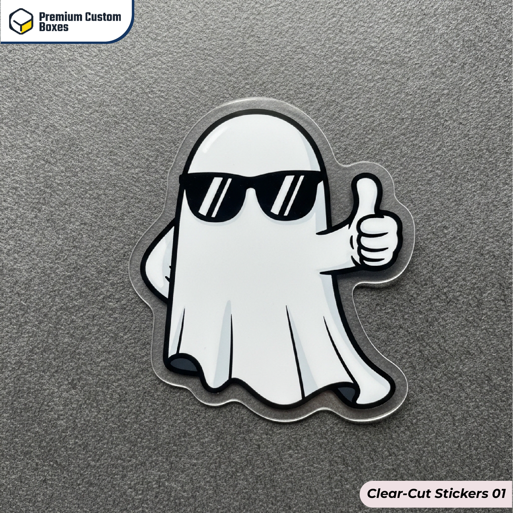 Custom Clear Cut Stickers