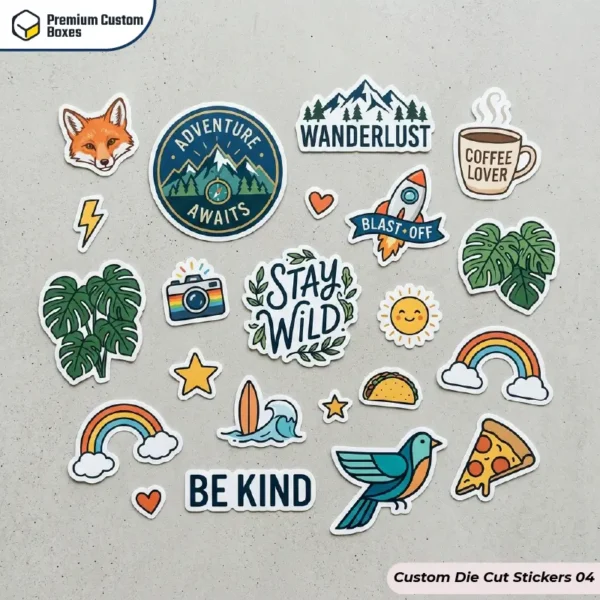 Custom Printed Die Cut Stickers UK