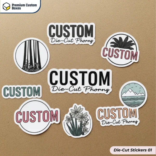 Die Cut Stickers Wholesale
