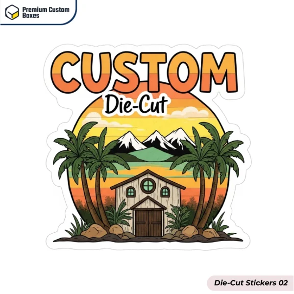 Custom Die Cut Stickers With Logo