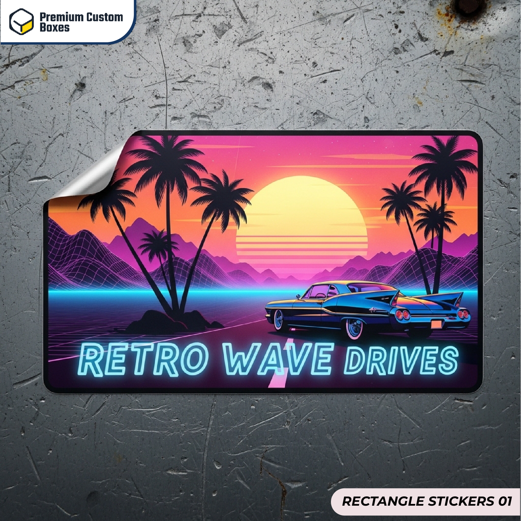 Custom Rectangle Stickers