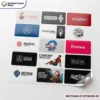 PRINTED RECTANGLE STICKERS
