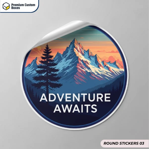 PRINTED ROUND STICKERS