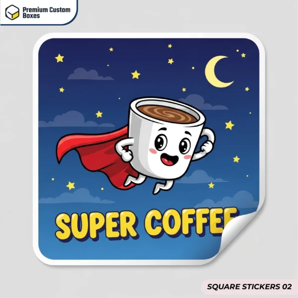 CUSTOM SQUARE STICKERS WHOLESALE