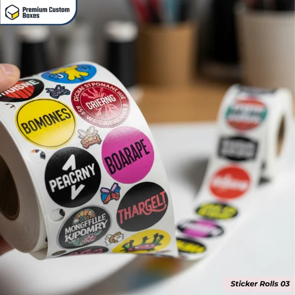 Custom Printed Sticker Rolls