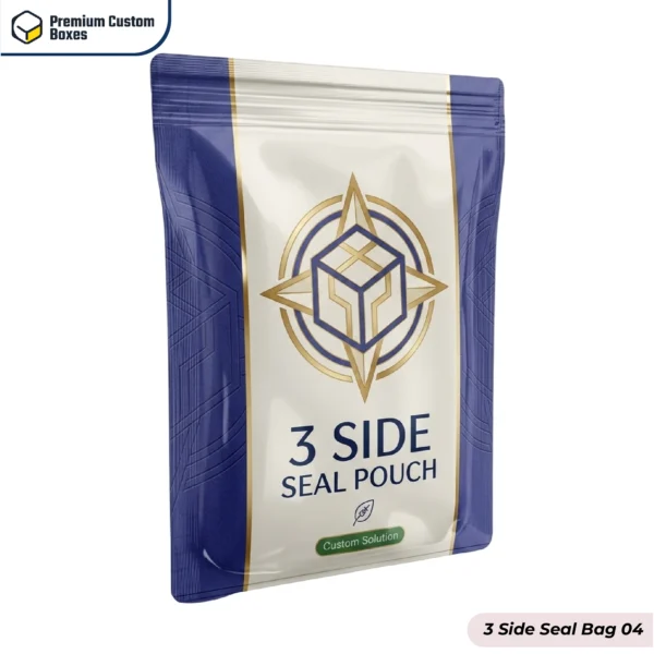 Custom 3 Side Seal Bags UK