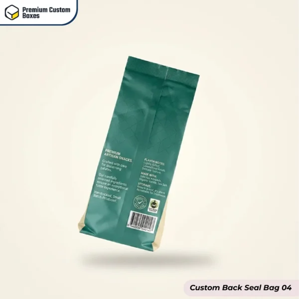 Custom Back Seal Bags UK