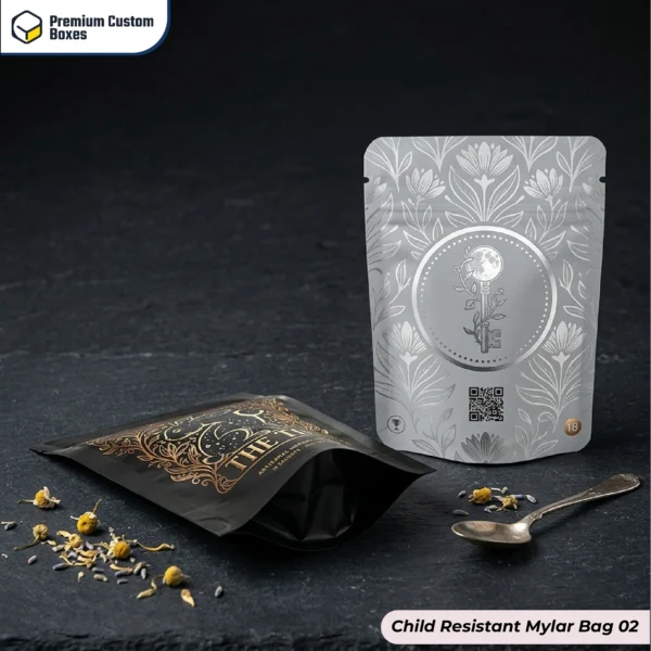 Child Resistant Mylar Bags With Logo