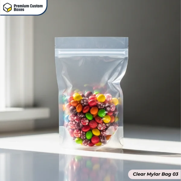 Custom Clear Mylar Bags Wholesale