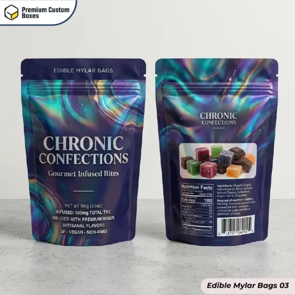 Custom Edible Mylar Bags USA