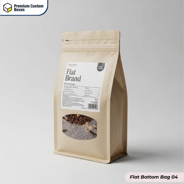 Customized Flat Bottom Bags