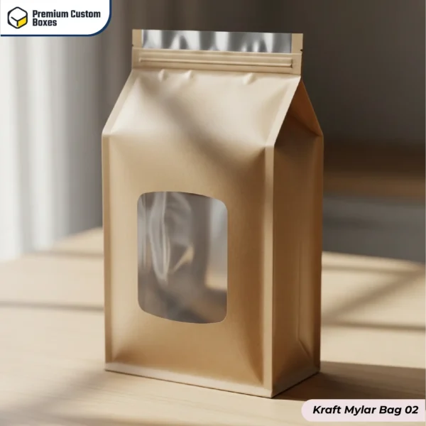 Custom Kraft Mylar Bags Wholesale