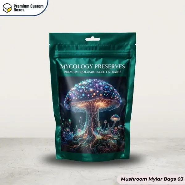 Custom Mushroom Mylar Bags UK