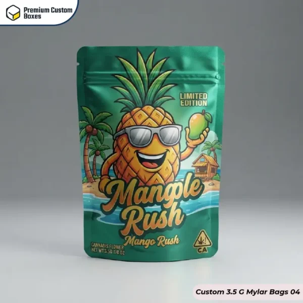 Custom Printed 3.5 G mylar bags