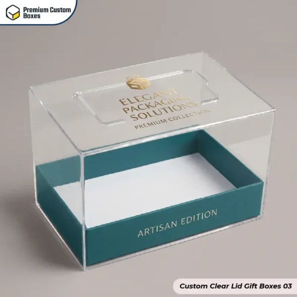 Custom Clear Lid Gift Boxes UK