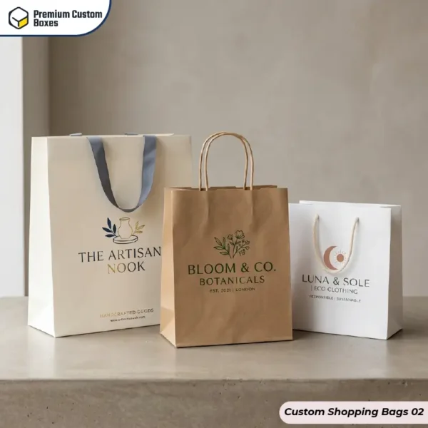 Custom Shopping Bags Wholesale