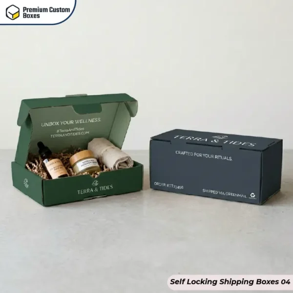 Self Locking Shipping Boxes With Logo