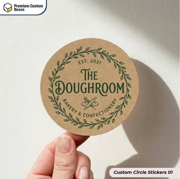 Custom Circle Stickers With Logo