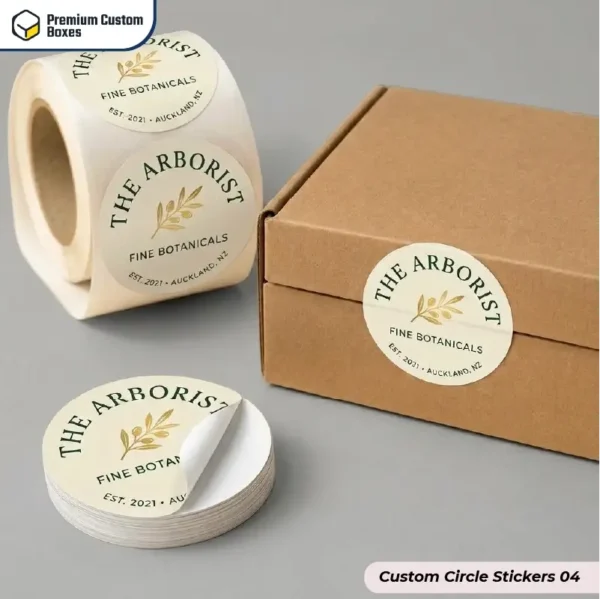 Custom Printed Circle Stickers UK