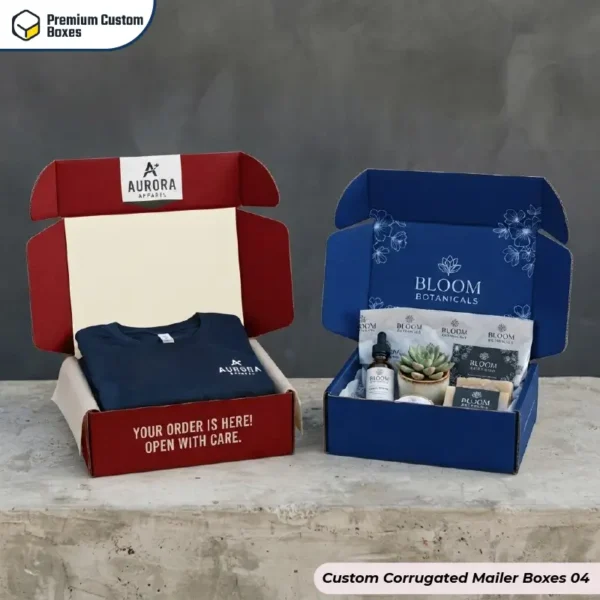 Custom Printed Corrugated Mailer Boxes