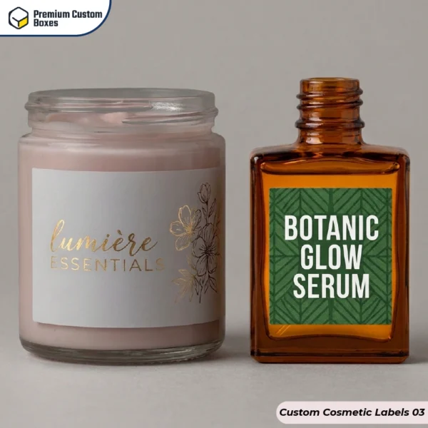 Custom Cosmetic Labels With Logo
