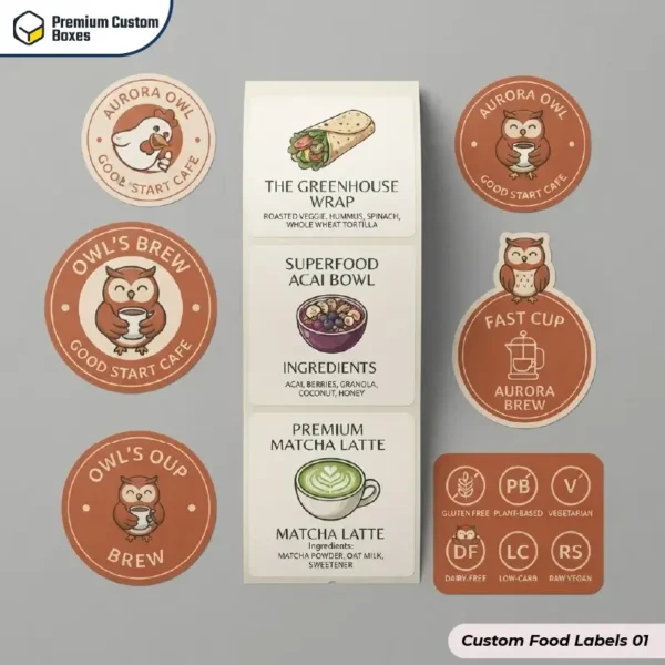 Custom Food Labels Wholesale