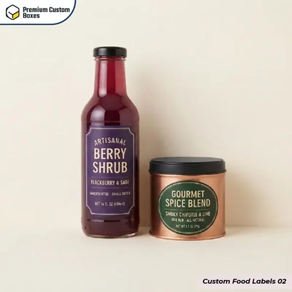 Custom Printed Food Labels