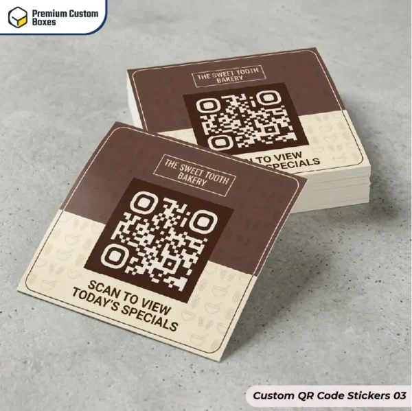 Custom QR Code Stickers UK