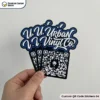 Custom Printed QR Code Stickers