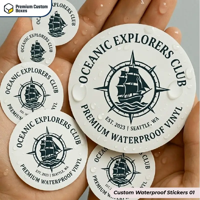Custom Waterproof Stickers Wholesale