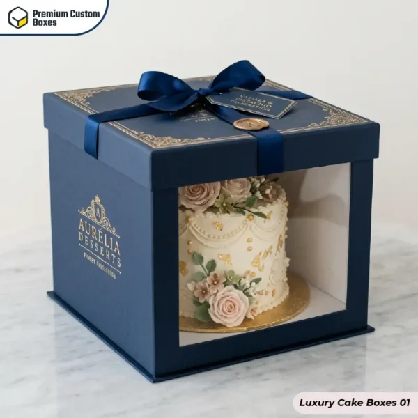 customised luxury cake boxes UK