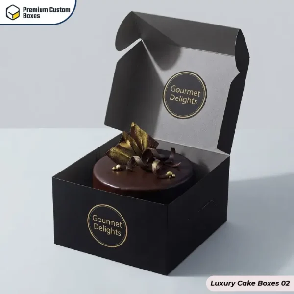 custom printed luxury cake boxes wholesale