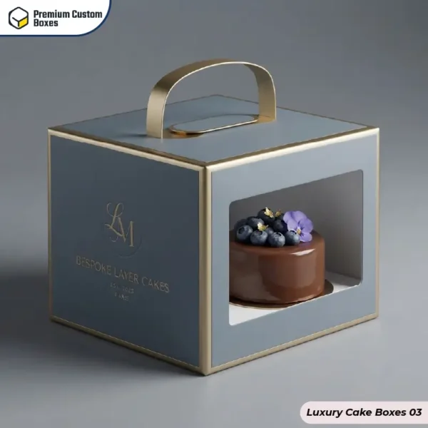 custom luxury cake boxes wholesale with logo