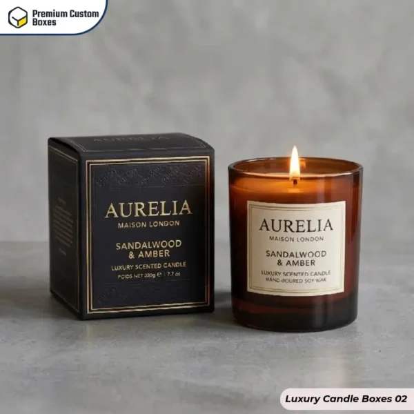 Custom Luxury Candle Boxes With Logo