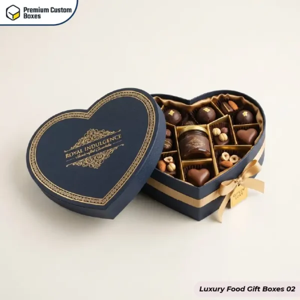 Printed Luxury Food Gift Boxes Wholesale