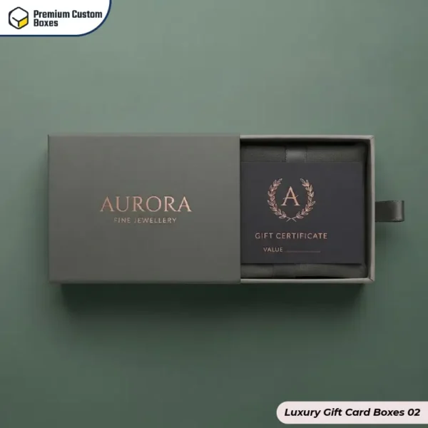 Customised Luxury Gift Card Boxes