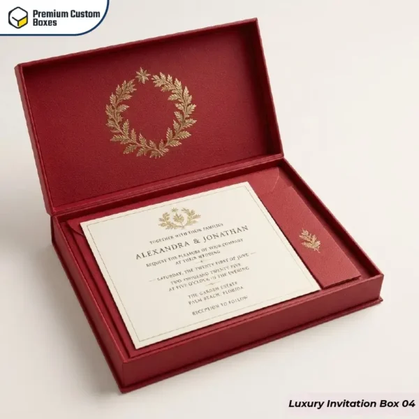 Custom Luxury Invitation Boxes UK