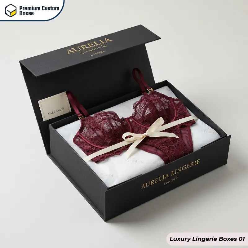 Custom Luxury Lingerie Boxes